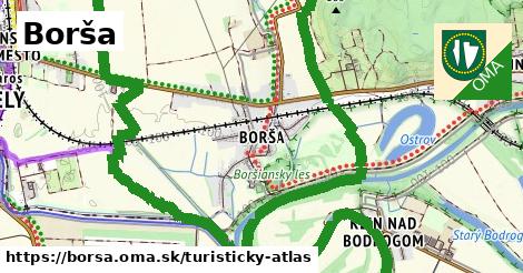 ikona Turistická mapa turisticky-atlas v borsa