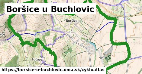 ikona Boršice u Buchlovic: 13,9 km trás cykloatlas v borsice-u-buchlovic