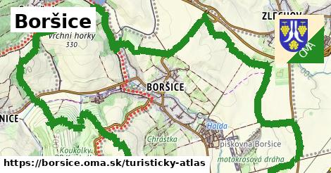 ikona Turistická mapa turisticky-atlas v borsice