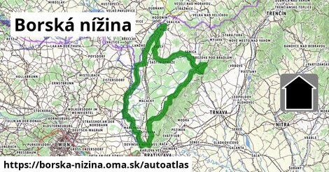 ikona Mapa autoatlas v borska-nizina