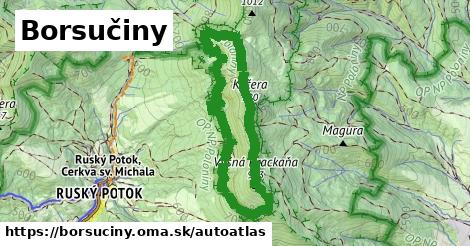 ikona Mapa autoatlas v borsuciny