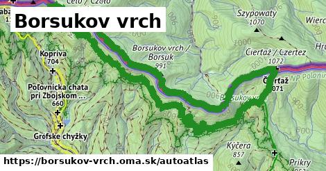 ikona Mapa autoatlas v borsukov-vrch