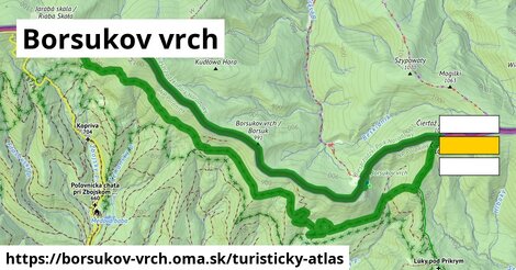 ikona Turistická mapa turisticky-atlas v borsukov-vrch