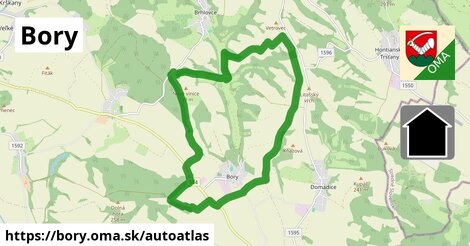 ikona Mapa autoatlas v bory