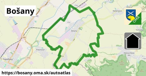ikona Mapa autoatlas v bosany