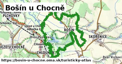 ikona Turistická mapa turisticky-atlas v bosin-u-chocne