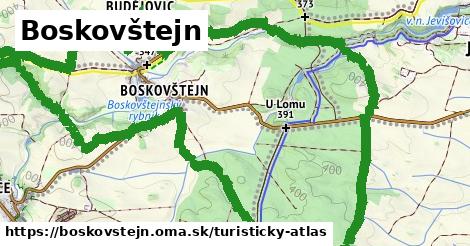 ikona Turistická mapa turisticky-atlas v boskovstejn