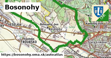 ikona Mapa autoatlas v bosonohy