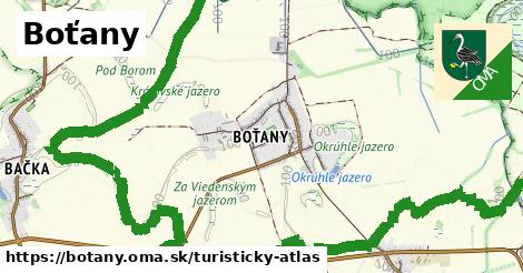 ikona Turistická mapa turisticky-atlas v botany