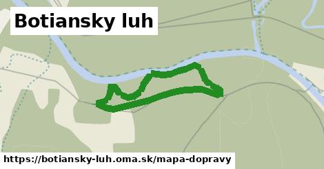 ikona Botiansky luh: 0 m trás mapa-dopravy v botiansky-luh