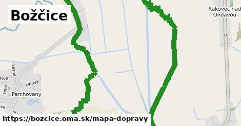 ikona Božčice: 0 m trás mapa-dopravy v bozcice