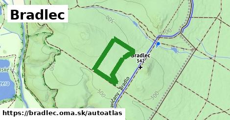 ikona Mapa autoatlas v bradlec