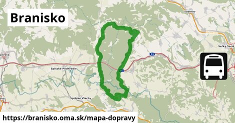 ikona Mapa dopravy mapa-dopravy v branisko