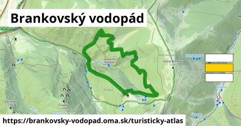 ikona Turistická mapa turisticky-atlas v brankovsky-vodopad