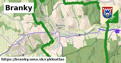 ikona Cyklo cykloatlas v branky