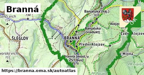 ikona Mapa autoatlas v branna