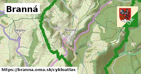 ikona Cyklo cykloatlas v branna