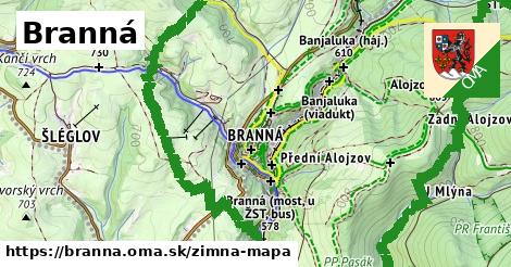 ikona Zimná mapa zimna-mapa v branna