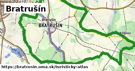 ikona Turistická mapa turisticky-atlas v bratrusin