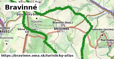 ikona Turistická mapa turisticky-atlas v bravinne