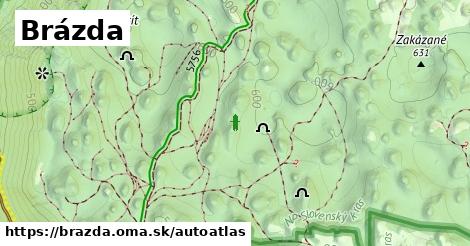 ikona Mapa autoatlas v brazda