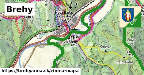 ikona Zimná mapa zimna-mapa v brehy