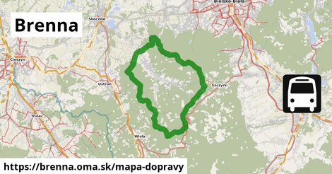 ikona Mapa dopravy mapa-dopravy v brenna