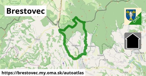 ikona Mapa autoatlas v brestovec.my