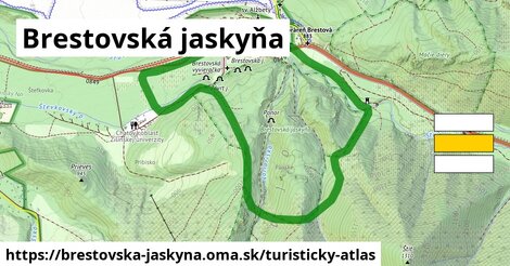 ikona Turistická mapa turisticky-atlas v brestovska-jaskyna