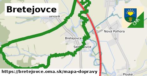 ikona Mapa dopravy mapa-dopravy v bretejovce