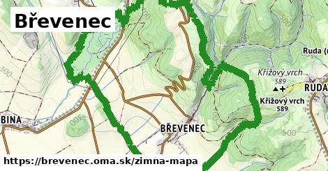 ikona Zimná mapa zimna-mapa v brevenec