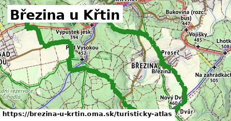 ikona Turistická mapa turisticky-atlas v brezina-u-krtin