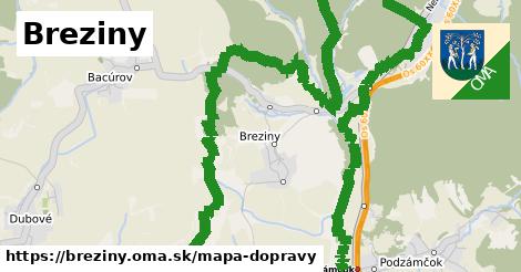 ikona Mapa dopravy mapa-dopravy v breziny