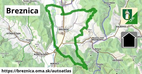 ikona Mapa autoatlas v breznica