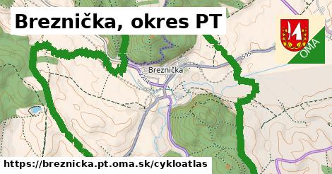 ikona Breznička, okres PT: 11,3 km trás cykloatlas v breznicka.pt