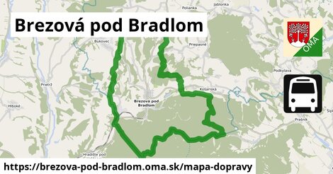 ikona Mapa dopravy mapa-dopravy v brezova-pod-bradlom