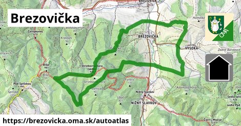 ikona Mapa autoatlas v brezovicka