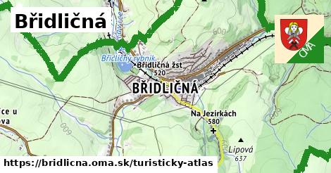 ikona Turistická mapa turisticky-atlas v bridlicna