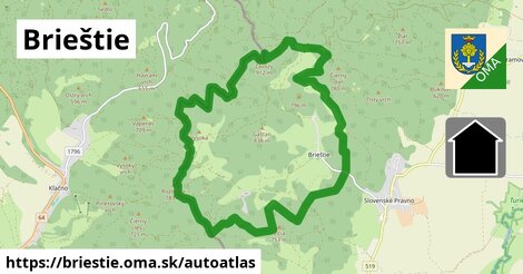 ikona Mapa autoatlas v briestie