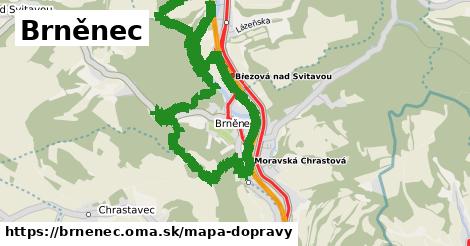 ikona Mapa dopravy mapa-dopravy v brnenec