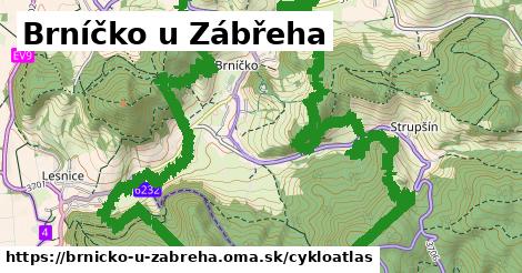 ikona Brníčko u Zábřeha: 6,5 km trás cykloatlas v brnicko-u-zabreha