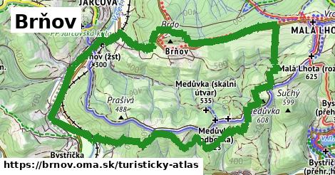 ikona Turistická mapa turisticky-atlas v brnov