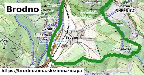 ikona Zimná mapa zimna-mapa v brodno