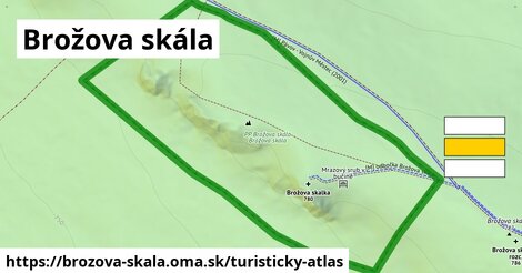 ikona Turistická mapa turisticky-atlas v brozova-skala