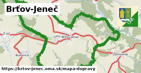 ikona Mapa dopravy mapa-dopravy v brtov-jenec