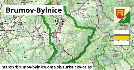 ikona Turistická mapa turisticky-atlas v brumov-bylnice