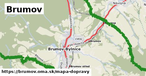 ikona Brumov: 7,4 km trás mapa-dopravy v brumov