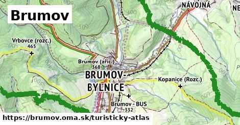 ikona Brumov: 25 km trás turisticky-atlas v brumov