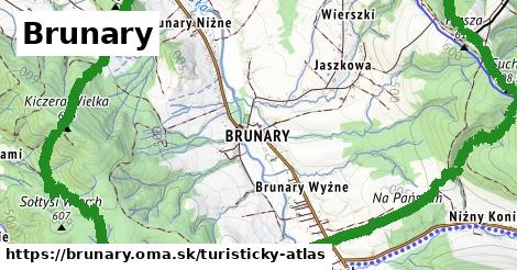 ikona Turistická mapa turisticky-atlas v brunary