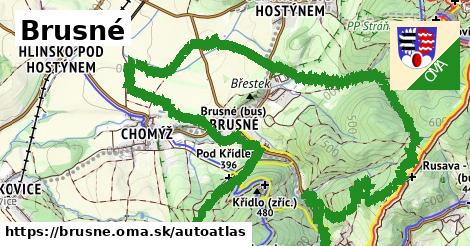 ikona Mapa autoatlas v brusne